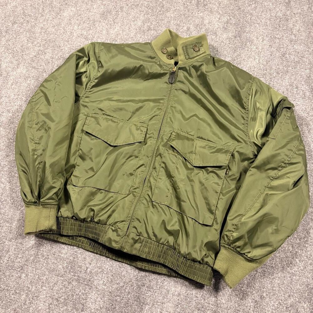 vintage gibson & barnes 1990s WEP flight bomber jacket
